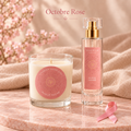 Mockup Octobre Rose avec bougie et spray Nuage Sucré